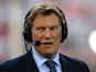 Former England manager Glenn Hoddle is interviewed for British televison ahead of the UEFA Champions League football match between Benfica and Chelsea at Estadio da Luz in Lisbon, on March 26, 2012