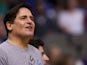 Owner, Mark Cuban of the Dallas Mavericks at American Airlines Center on February 24, 2013