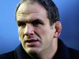 Former England and Leicester Tigers player Martin Johnson looks on after the Aviva Premiership match between Leicester Tigers and London Welsh at Welford Road on February 9, 2013