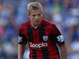 Matej Vydra of West Bromwich Albion during the Barclays Premier League match between Everton and West Bromwich Albion at Goodison Park on August 24, 2013