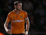 Richard Stearman of Wolverhampton Wanderers in action during the Capital One Cup 2nd Round match against Northampton Town on August 30, 2012