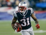 Aqib Talib #31 of the New England Patriots runs the ball after he intercepted a pass intended for a New York Jets receiver in the 4th quarter at Gillette Stadium on September 12, 2013