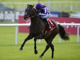 Joseph O'Brien riding Camelot win The Dubai Duty Free Irish Derby at Curragh racecourse on June 30, 2012