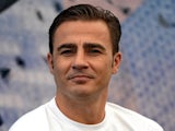 Former Italian football captain Fabio Cannavaro attends a promotional event for the Tiger Street Football in Singapore on October 17, 2013