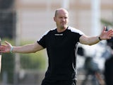 Gregor Townsend, the Glasgow coach issues instructions during the Heineken Cup Pool 2 match between Toulon and Glasgow Warriors at the Felix Mayol Stadium on October 13, 2013