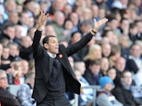 Manager of Sunderland Gus Poyet gives instructions during the Barclays Premier League match between Swansea City and Sunderland at Liberty Stadium on October 19, 2013