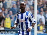 Leroy Lita of Sheffield Wednesday in action during the npower Championship match between Sheffield Wednesday and Middlesbrough at Hillsborough on May 4, 2013