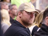 Logan Mankins watchs the game between the Chicago Blackhawks and the Boston Bruins in Game Six of the Stanley Cup Final at the TD Garden on June 24, 2013