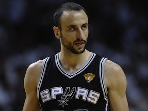 Ginobili out for up to four weeks