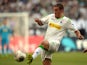 Borussia Moenchengladbach's Max Kruse in action against Hanover 96 on August 17, 2013