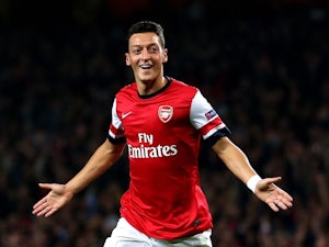 Shoulder injury to keep Ozil out of Cardiff clash