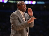 Basketball coach Mike Brown on the sidelines on November 2, 2012