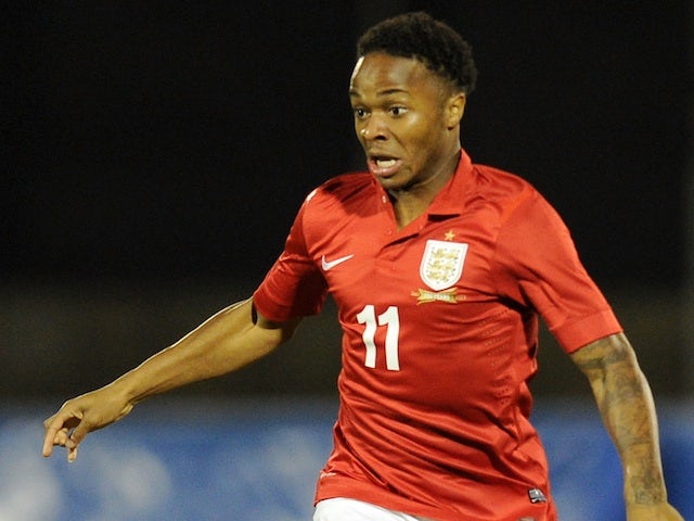 Raheem Sterling of England in action during the 2015 UEFA European U21 Championships Qualifying Group One match between San Marino U21 and England U21 on October 10, 2013
