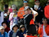 Rory McIlroy of Northern Ireland plays a shot during the final round of the 56th Kolon Korea Open 2013 at the Woo Jeong Hills Country Club on October 20, 2013