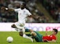 Shaun Wright-Phillips is fouled during England's World Cup qualifier against Belarus in October 2009.