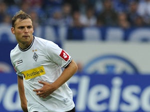 Borussia Moenchengladbach's Thorben Marx in action against Schalke on August 28, 2011