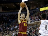 Tyler Zeller #40 of the Cleveland Cavaliers pulls up for a two pointer during the game against the Milwaukee Bucks at Bradley Center on November 3, 2012