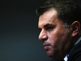 Ange Postecoglou the coach of the Melbourne Victory is seen in the press conference on October 18, 2013