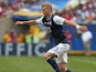 Brek Shea #23 of the United States controls the ball against Panama during the CONCACAF Gold Cup final match at Soldier Field on July 28, 2013 