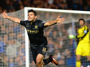 Aguero named in Man City squad