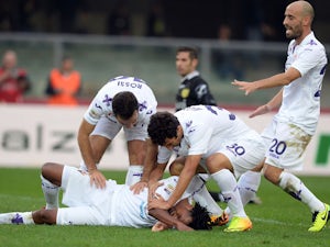 Cuadrado brace sends Fiorentina fifth
