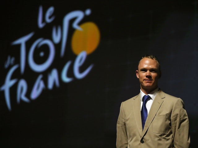 Tour de France winner Chris Froome of Great Britain and SKY Procycling attends the route presentation of 2014 Tour de France at the Palais des Congres de Paris on October 23, 2013
