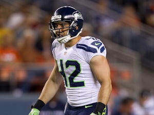 Chris Maragos of the Seattle Seahawks in action against the Denver Broncos at Sports Authority Field Field at Mile High on August 18, 2012