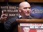 UFC president Dana White speaks at a press conference at Radio City Music Hall on March 06, 2012