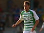 Yeovil's Ed Upson in action against Torquay during a friendly match on July 16, 2013
