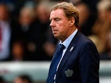 QPR manager Harry Redknapp on the touchline during his team's match against Burnley on October 26, 2013