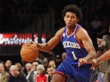 Philadelphia 76ers' Nick Young in action against Brooklyn Nets on December 23, 2012