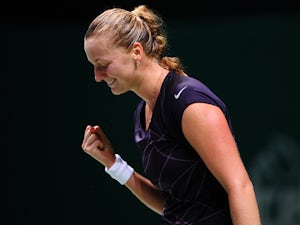 Kvitova beats Kerber in last eight