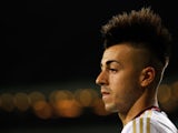 Stephan El Shaarawy of AC Milan looks on during the UEFA Champions League Play-off First Leg match between PSV Eindhoven and AC Milan at PSV Stadion on August 20, 2013