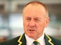 Kangaroos coach Tim Sheens speaks to the media during an Australian Kangaroos Rugby League World Cup teamphoto session at Crowne Plaza, Coogee on October 14, 2013