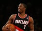 Wesley Matthews #2 of the Portland Trail Blazers celebrates the win over the New York Knicks on January 1, 2013