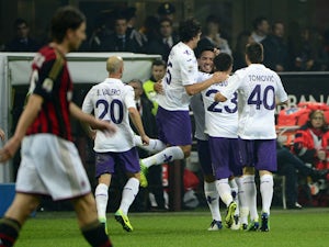 Half-Time Report: Fiorentina leading in Milan