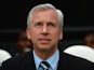 Newcastle manager Alan Pardew prior to kick-off in the match against Chelsea on November 2, 2013