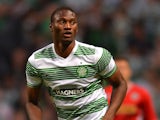 Amido Balde of Celtic during the UEFA Champions League Second Qualifying Round Second Leg match between Celtic and Cliftonville at Celtic Park Stadium on July 23, 2013