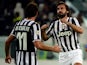 Juventus' Andrea Pirlo celebrates after scoring his team's second goal against Catania on October 30, 2013