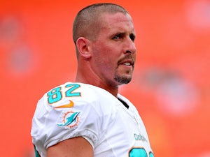 Brian Hartline of the Miami Dolphins looks on during a game against the Buffalo Bills at Sun Life Stadium on October 20, 2013