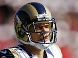 Cortland Finnegan of the St. Louis Rams warms up before a game against the San Francisco 49ers on November 11, 2012
