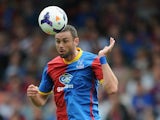 Damien Delaney of Crystal Palace during a pre-season friendly between Crystal Palace and Lazio at Selhurst Park on August 10, 2013