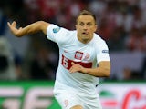 Dariusz Dudka of Poland in action during the UEFA EURO 2012 group A match between Poland and Russia at The National Stadium on June 12, 2012