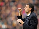 Sunderland's Manager, Gustavo Poyet during the Barclays Premier League match between Hull City and Sunderland at KC Stadium on November 02, 2013