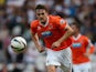 Jack Robinson of Blackpool in action during the Capital One Cup first round match between Preston North End and Blackpool at Deepdale on August 5, 2013