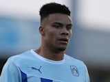 Jordan Willis of Coventry City in action during the Sky Bet League One match between Coventry City and Sheffield United at Sixfields Stadium on October 13, 2013