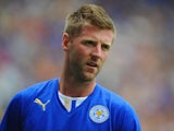 Paul Gallagher of Leicester in action during the the pre season friendly match between Leicester City and Monaco at The King Power Stadium on July 27, 2013