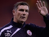 Crawley Town manager Richie Barker during the Sky Bet League One match between Sheffield United and Crawley Town at Bramall Lane on October 04, 2013