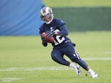 Stedman Bailey of the St. Louis Rams catches the ball during the 2013 St. Louis Rams rookie camp at Rams Park on May 10, 2013