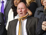 Wolverhampton Wanderers's Chairman Steve Morgan awaits kick off during an English Premier League football match between Wolverhampton Wanderers and Manchester City at Molineux Stadium in Wolverhampton, England on April 22, 2012